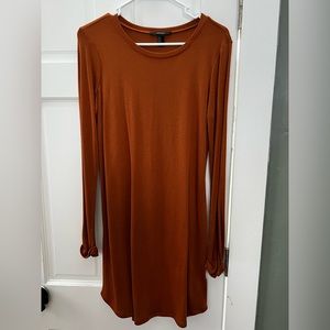 Forever 21 Auburn long sleeve dress medium